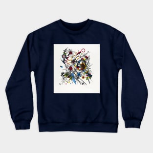 Wassily Kandinsky- Lithographie fur die Vierte Bauhausmappe Crewneck Sweatshirt